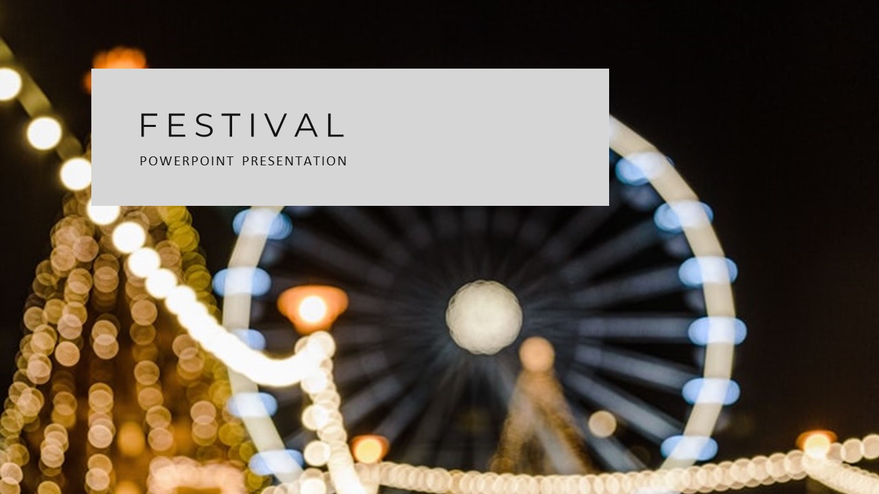 Festival Presentation Template | Google Slides Themes